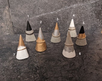 Ring Holder/Ring Cone/Concrete, Jewellery Stand, Jewellery Display