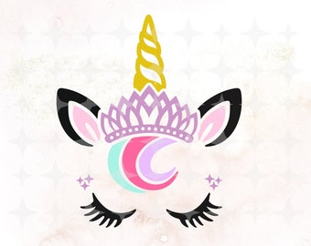 Download Unicorn Princess Svg Etsy PSD Mockup Templates