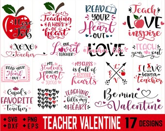 Download Teacher Valentines Day Svg Etsy