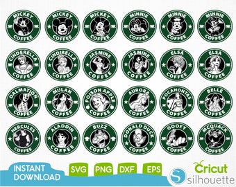 Download Starbucks Disney Svg Etsy