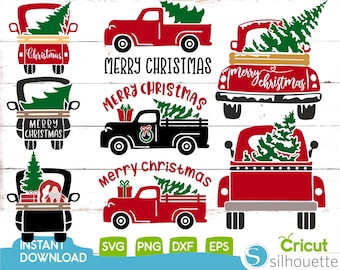 Christmas Truck Svg Bundle,Christmas Truck Svg,Christmas Svg,Truck Svg,Merry Christmas Svg,Files for Cricut,Silhouette Cameo,Xmas Svg
