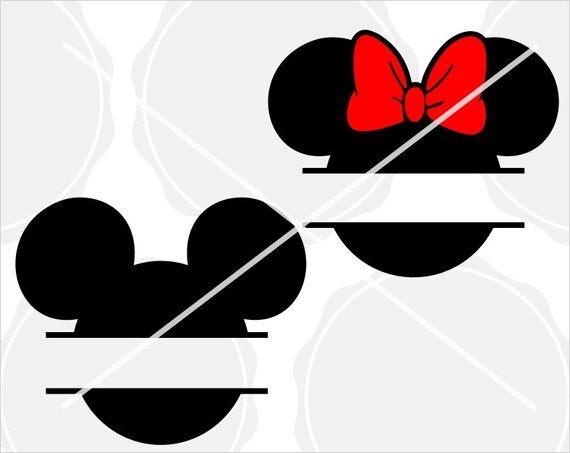 Download Mickey And Minnie Mouse Monogram Frames Svg Disney Shirt Etsy
