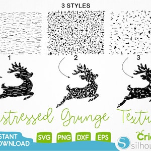 Distressed Backround Svg, Grunge Achtergrond Svg,Distressed Texture Svg, Distressed Pattern Svg, Rendier Svg, Cricut,Silhouet,Dxf, Png, Eps