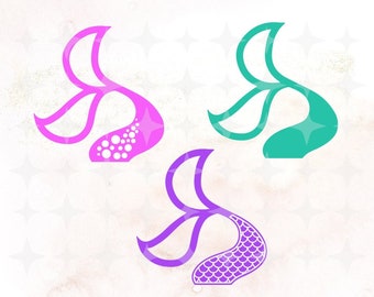Mermaid SVG, Mermaid tail Svg, Cute Mermaid Svg, Mermaid Birthday Girl SVG, Sea Beach SVG, Mermaid svg file for cricut and silhouette