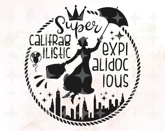 Födelsedagssvg, bästa dagen någonsin svg, present till barnflicka, Poppins SVG • Mary SVG • klippfil Mary Poppins Svg • semestertröja handskriven
