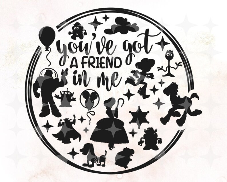 Kids Art Supplies You Ve Got A Friend In Me U22 Toy Story Friends U22toy Story Eps Dxf Png File Silhouette Cricut Sublimation Disney Trip Design Kids Crafts Kids Art Supplies You Ve Got A Friend In Me U22 Toy Story Friends U22toy Story Eps Dxf Png File Silhouette Cricut Sublimation Disney Trip Design Kids Crafts