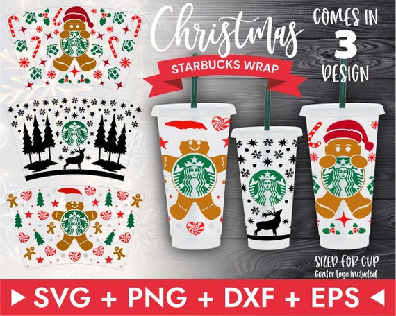 Free Merry Christmas Starbucks Svg