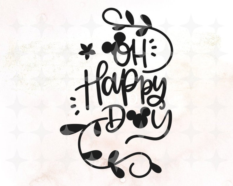 Download Disney Oh Happy Day Epcot SVG original cut file Disney | Etsy