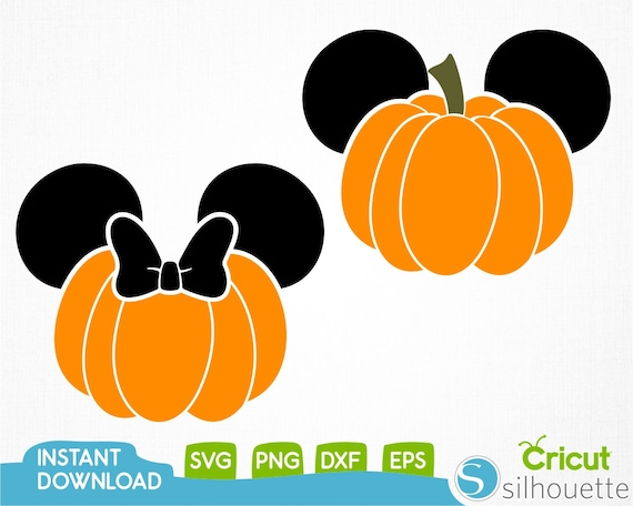 Disney Pumpkin Svgdisney Halloween Svgmickey Svgmickey Etsy