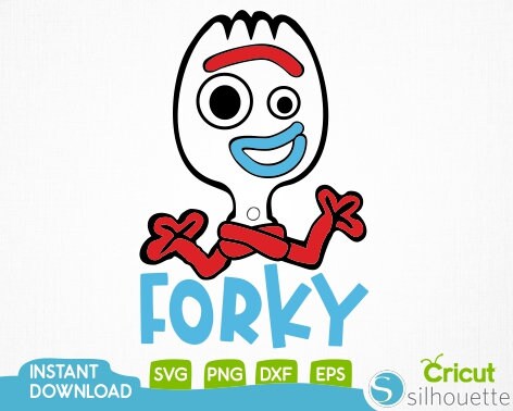 Forky SVG, Toy Story Files, Cricut Files, Layered Cut, Woody and Buzz, Zero  Forks Given, for Shirts, Decals 