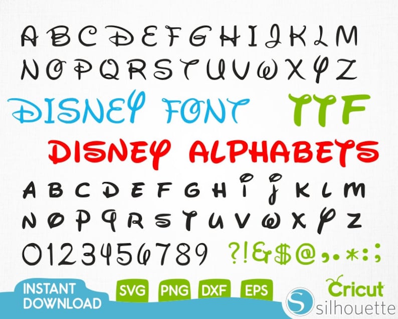 Free Free Disney Letters Svg SVG PNG EPS DXF File