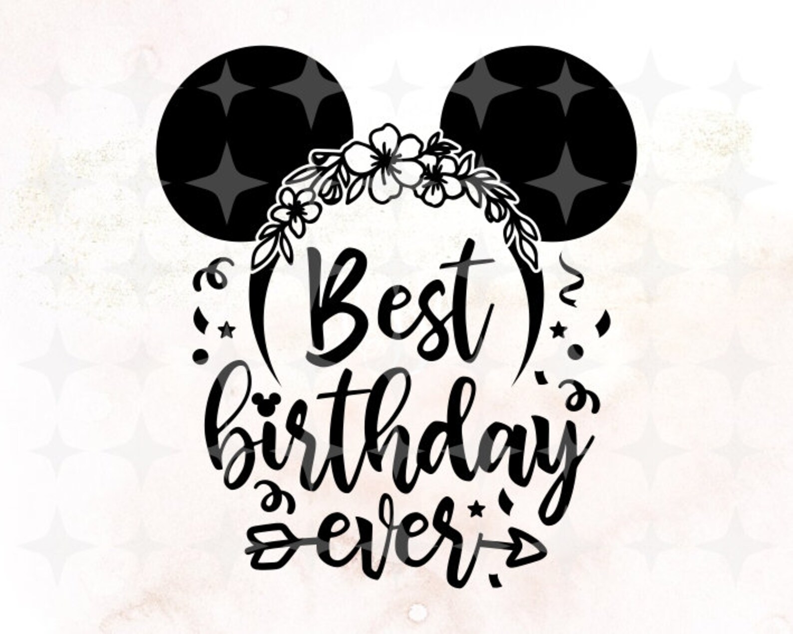 Best Birthday Ever SVG Disney birthday SVG magic kingdom image 1.