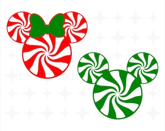 Peppermint Candy Cane svg • Christmas Svg, Christmas Tree Svg, Merry Christmas svg, Swirly Christmas Svg, Winter Snow Santa Deer Svg, Mouse