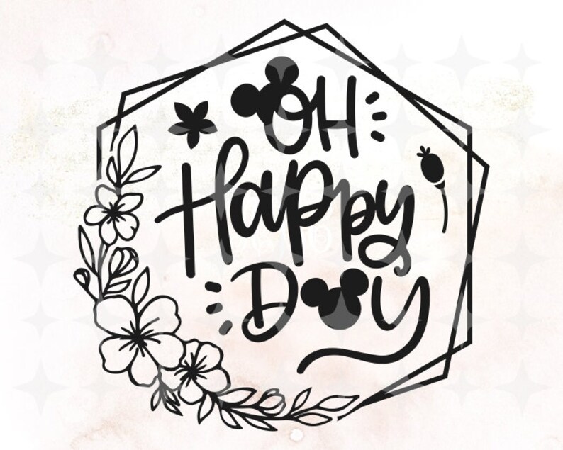 Download Disney Oh Happy Day Epcot SVG original cut file Disney | Etsy