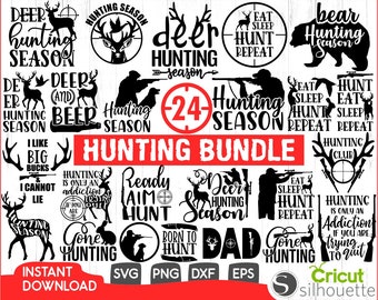 Hunting Svg Bundle, Deer Duck Hunting Svg,Born To Hunt Svg,Hunting Season Svg,Hunting Club Svg,Deer and Beer Svg,Cut Files,Instant Download