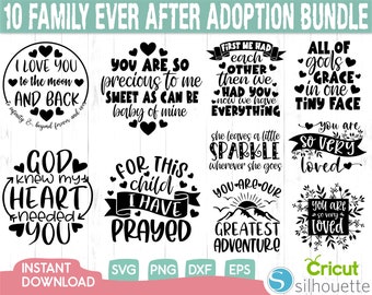 Family Svg, Adoption Svg, Family Ever After Adoption Svg, Adoption cutting file, Adoption Day Court, Adopt, Gotcha Day, Gotchya Day, Foster