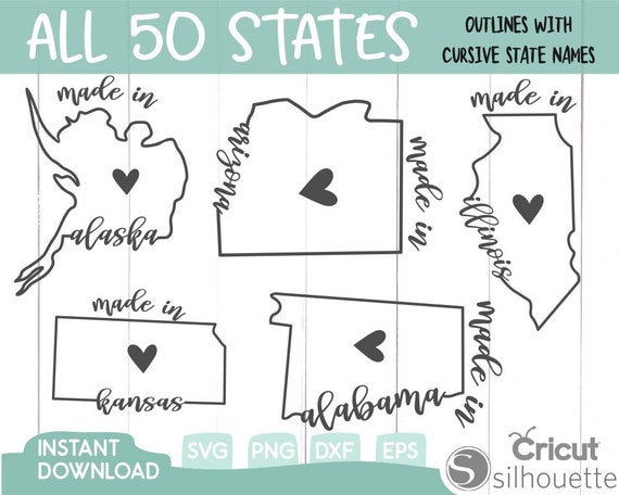 United States Svg,All 50 states outline Svg bundle,US Outlines Svg,US States Svg,50 Us States Clip Art,America Maps,Virginia svg,California