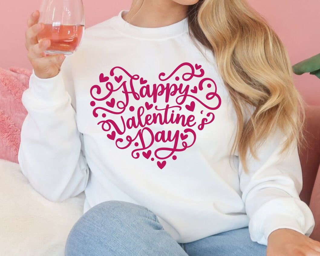 Valentines Svg Bundle, Valentines Day Svg, Happy Valentine Svg ...