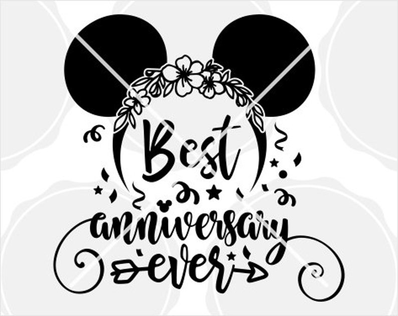 Best Anniversary Ever Svg Disney SVG and Png Instant Download - Etsy