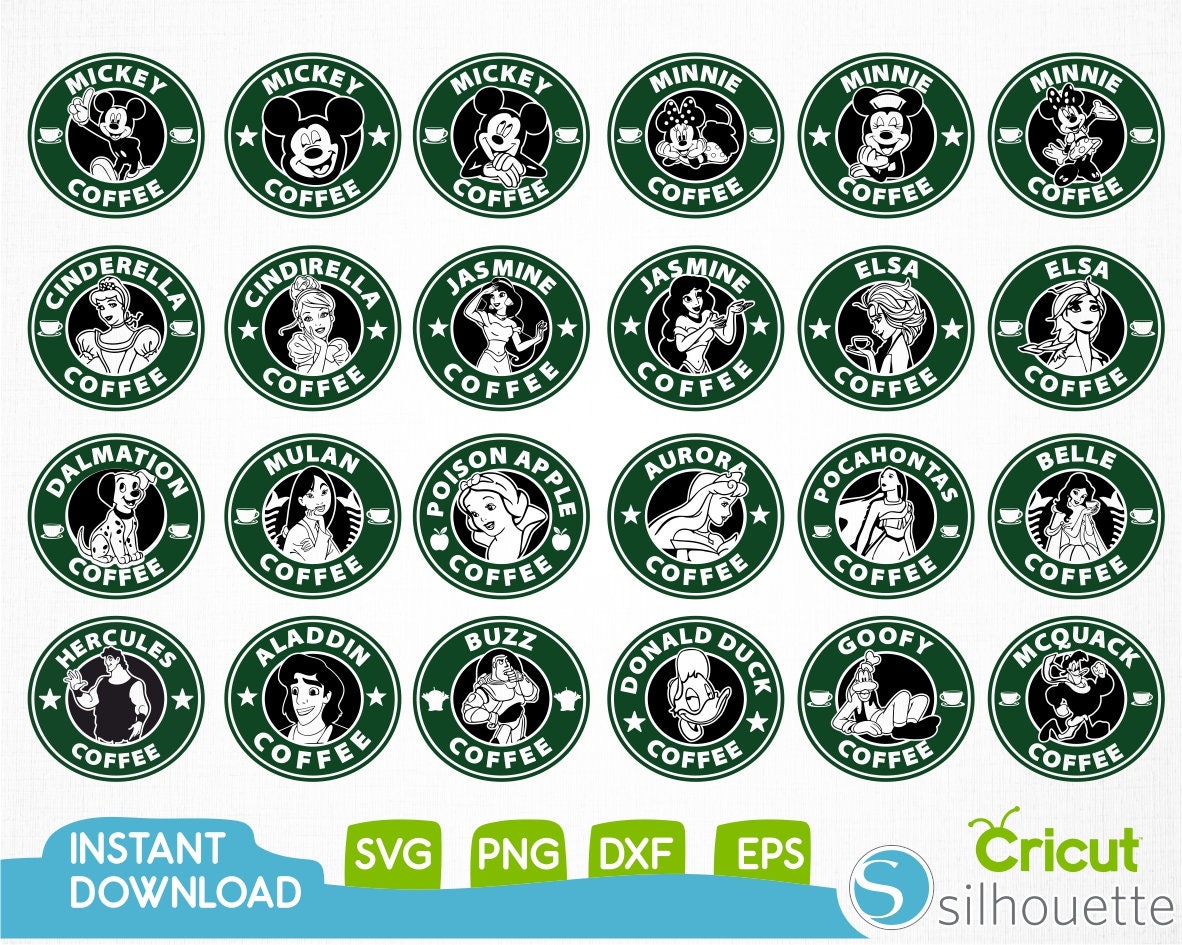 Disney Svg,Disney Charecters Svg,Frozen Svg,Toys Svg,Disney Starbucks…
