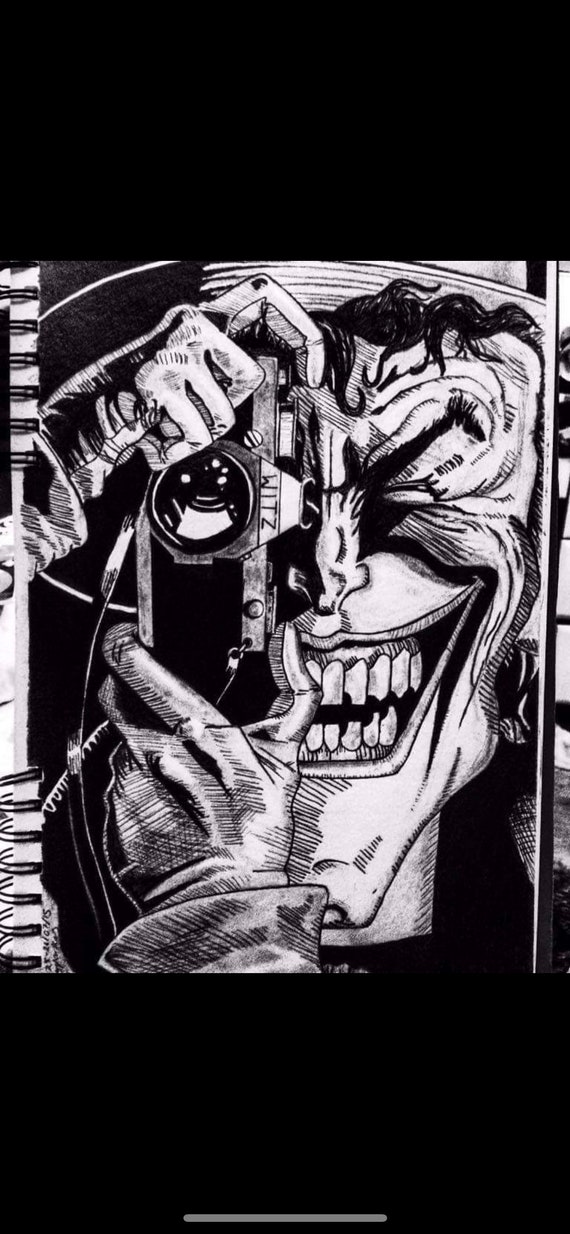 Gratuit Images The Joker Drawing Etsy dernière par