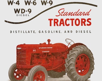 Vintage tractor art graphic png DIGITAL DOWNLOAD
