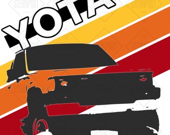 Retro style Yota graphic *digital download*