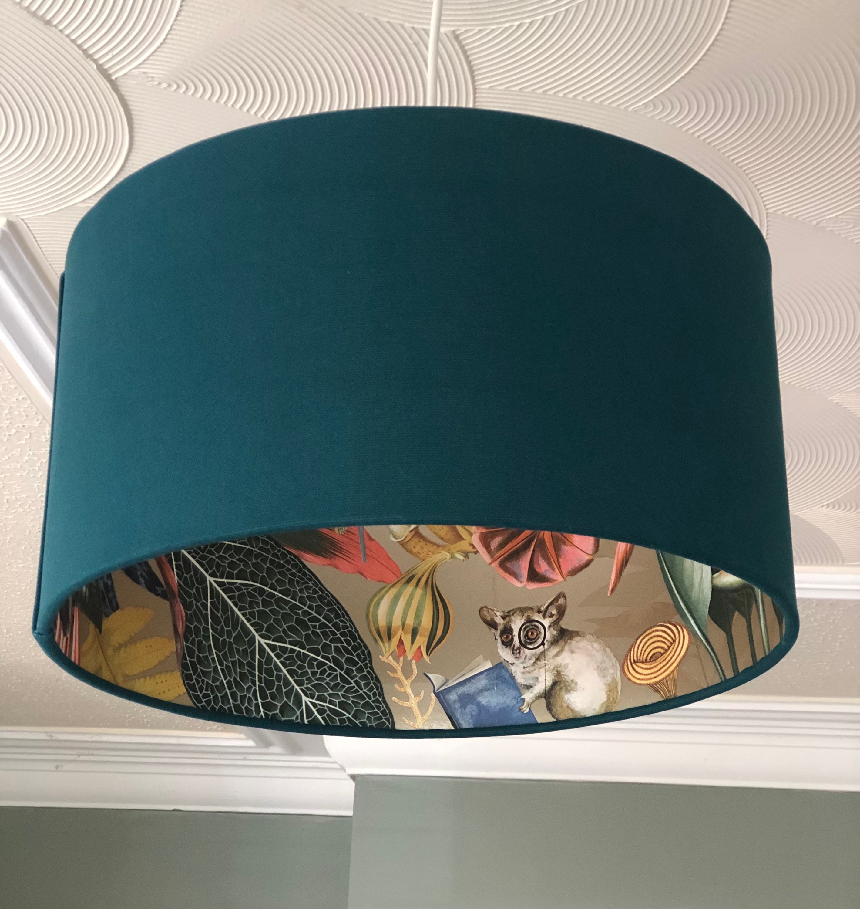 Teal Lamp Shade Etsy Australia