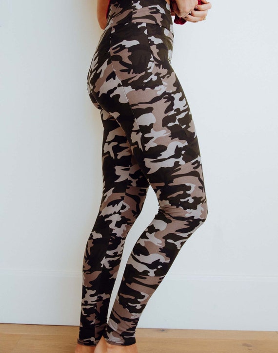 Buy Women's Camoflauge Pocket Buttery Soft Yoga Waistband Leggings Online  in India 