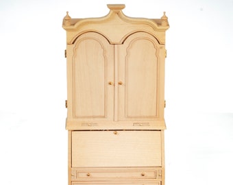 1:12 Scale Chinoiserie Secretary Desk JBM Miniature Furniture JJ09000U
