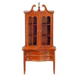 1:12 Display cabinet  Edwardian Hepplewhite JBM dollhouse miniature furniture JJ09066WN