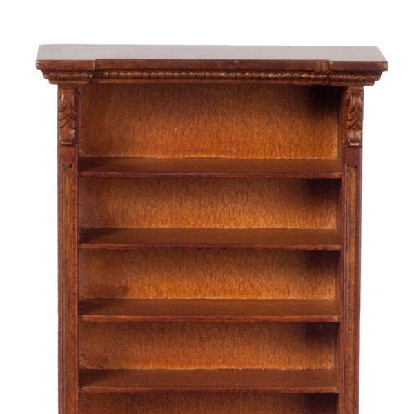 1:12 1910 Bookcase  Walnut JBM walnut dollhouse miniature furniture jj31045wn