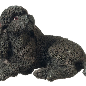 Poodle Dog Dollhouse Miniatures Fairy Garden A6028