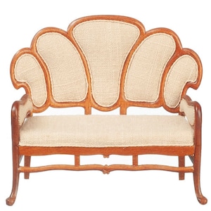1:12 Art Nouveau Settee JBM Miniature Furniture JJ08012WN