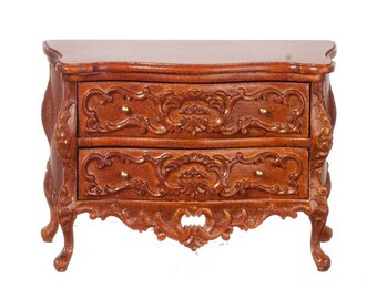 1:12 Scale Credenza   LOUIS XV Walnut JBM Miniature Furniture JJ31016WN