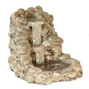 Dollhouse Waterfall with Pond  Ym0825