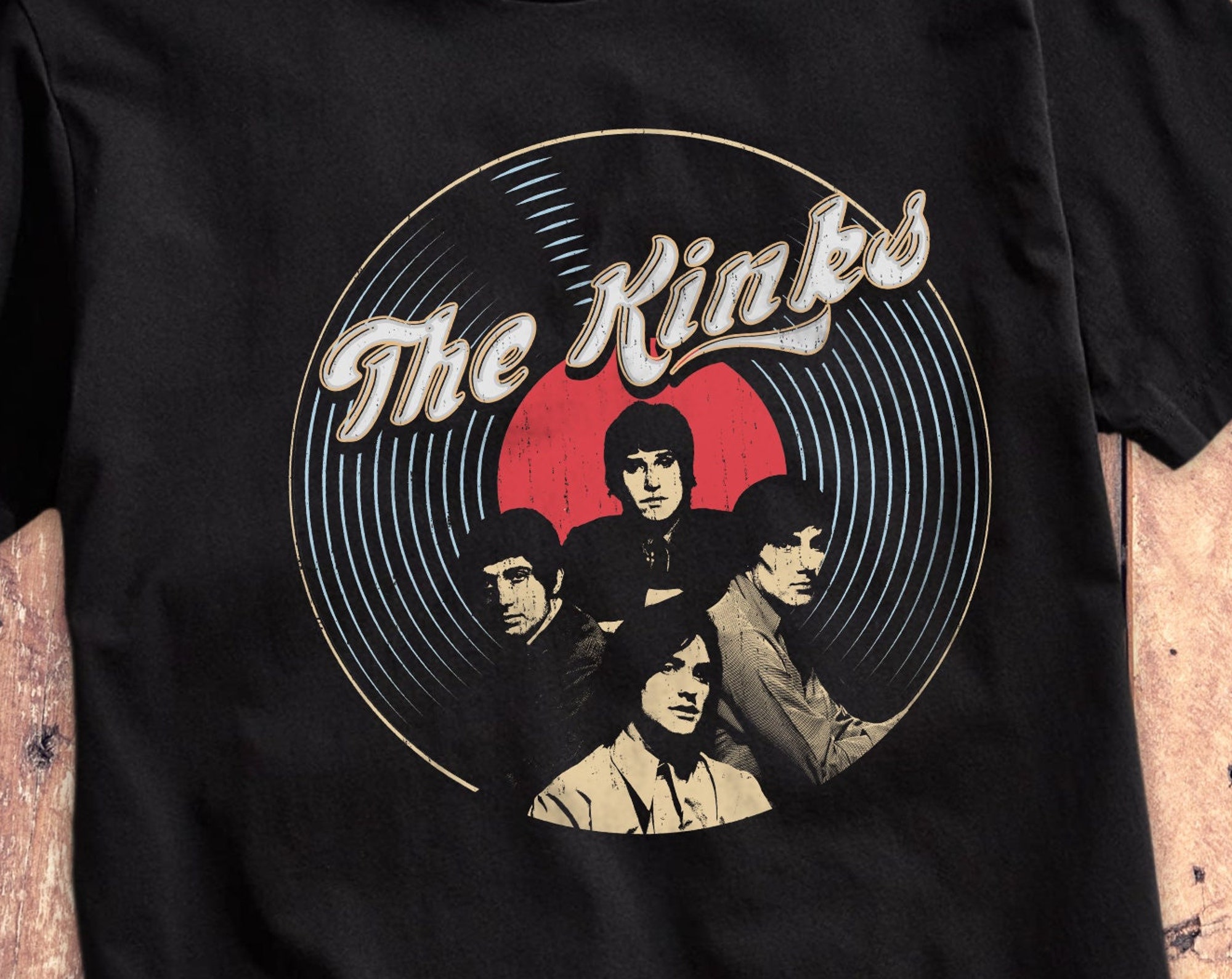 Discover Vintage Das Shirt Knicke | The Rock Band Kinks Shirt