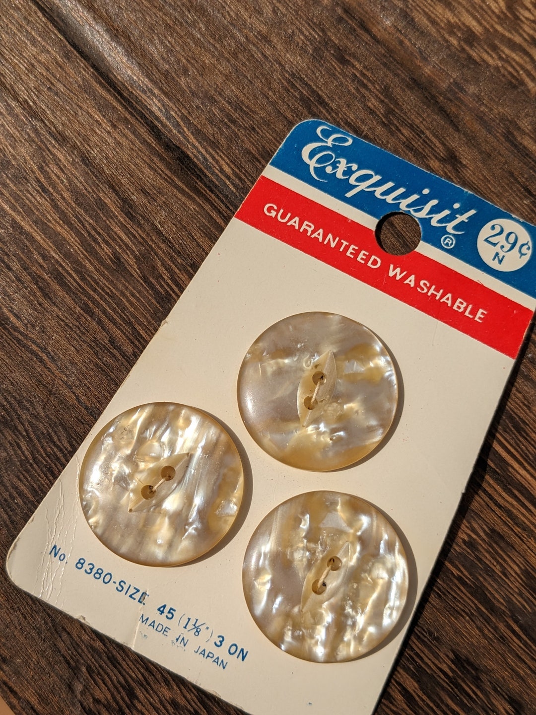 Exquisite Buttons Manufacturing Vintage Exquisit Faux Pearl Buttons - Etsy