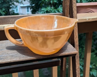 Fire King Peach Luster Batter Bowl