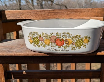 Vintage Corningware Spice of Life A 2 B Dish