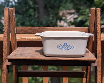 Vintage Corning Cornflower Blue Dish - P4B - 1.5qt