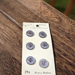 Vintage BGE Grey Buttons