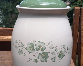 Calloway Green Ivy Cookie Jar/Canister - Jay Import - Corelle Coordinates