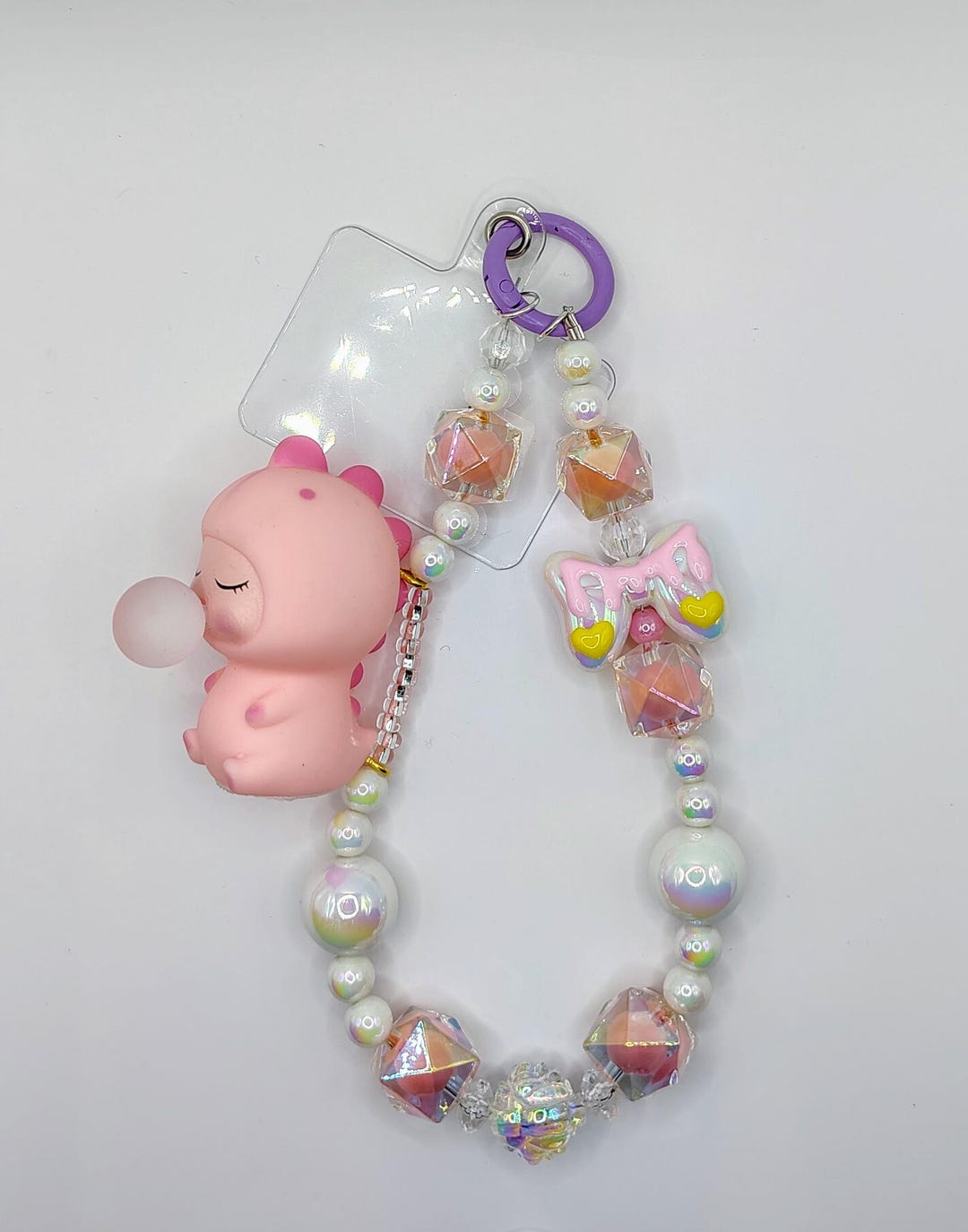 Cell Phone Holder - Keychain - One of a Kind Handmade - Etsy