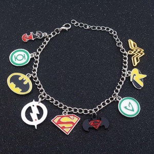 Bracciale con ciondolo Marvel Avengers, fascia da braccio supereroe, gioiello