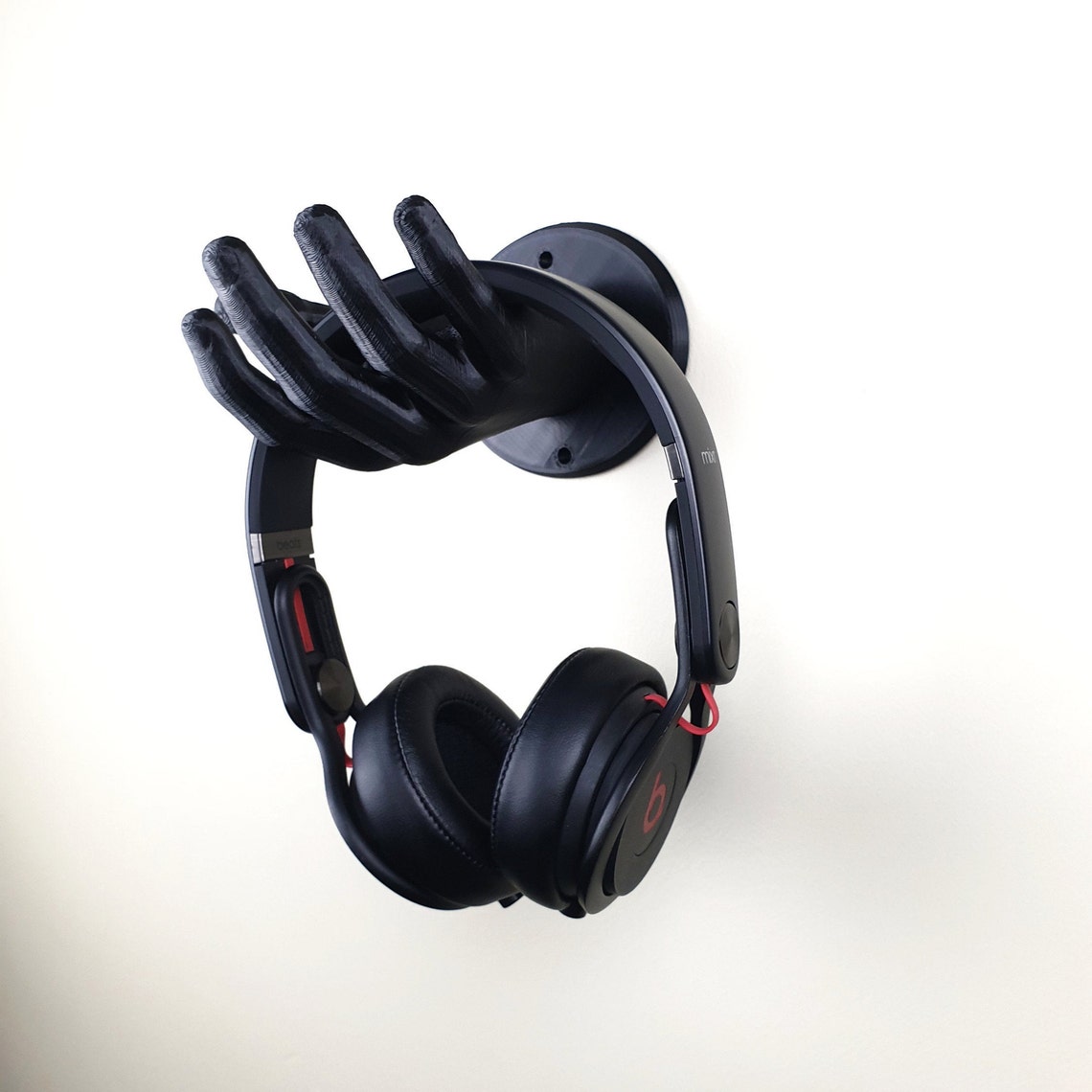 Headphone Stand Wall Mount Hand Headset Holder Sculpture Etsy