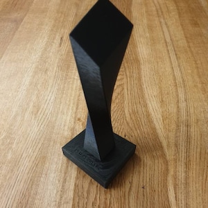 Led Zeppelin l&#39;objet sculpture modèle imprimé 3D groupe de rock couleur noire livraison rapide
