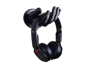 Soporte para auriculares de pared, soporte para auriculares de mano, escultura, exhibición, almacenamiento, Xbox, PS5, PS4, accesorio para juegos, base circular/ovalada, Playstation