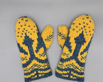 Fire (火) Oven Mittens