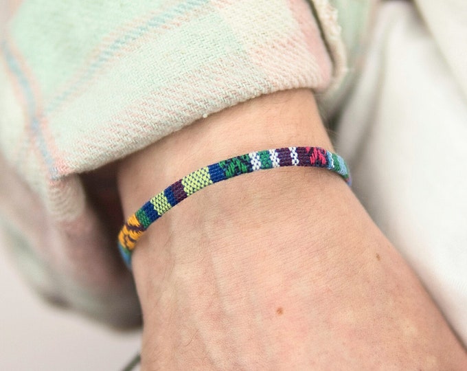 Adjustable Surfer Bracelet Colourful Premium Quality Bohemian - Handmade Music Festival Outfit - Summer Boho Vintage Nepal Style Anklet surf
